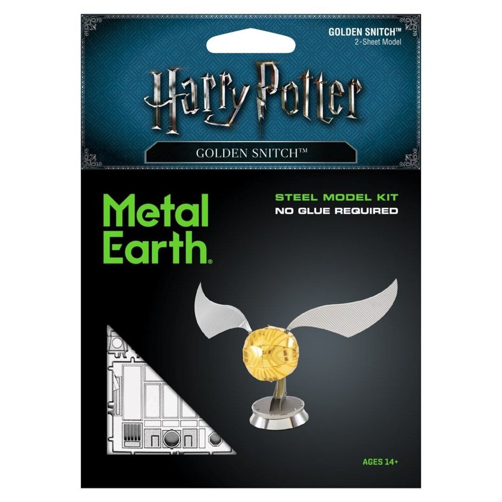 Fascinations Metal Earth Harry Potter Golden Snitch Model Kit Steel Model MMS442